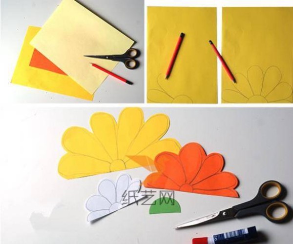 Beautiful childrens handmade decorative flower making tutorial