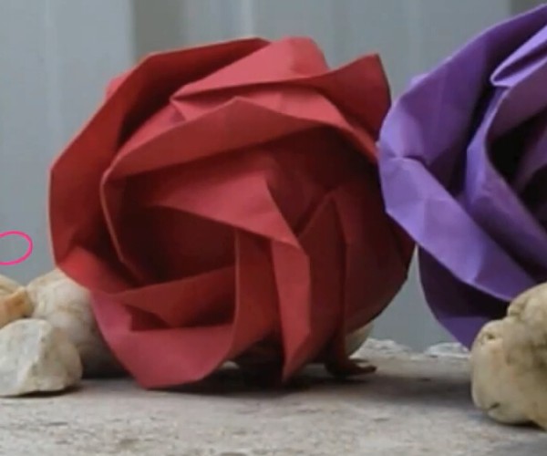 Kawasaki Rose Detailed Origami Steps Video Tutorial