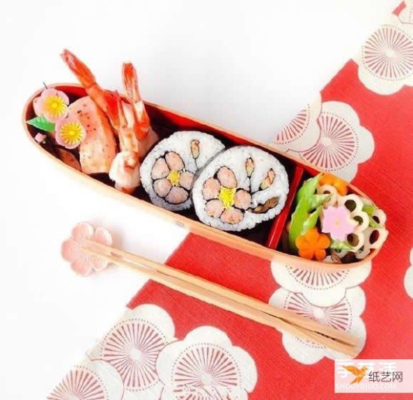 The cute Japanese cartoon sushi pictures will make you reluctant to eat them!