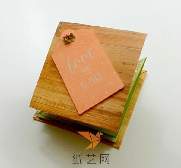 Handmade romantic photo album