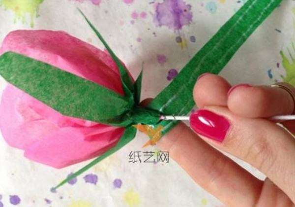 Make a bouquet of crepe paper flowers for the Mid-Autumn Festival to decorate the festival [Tutorial]