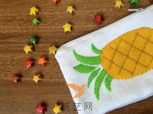 Cute pineapple pattern bag making tutorial