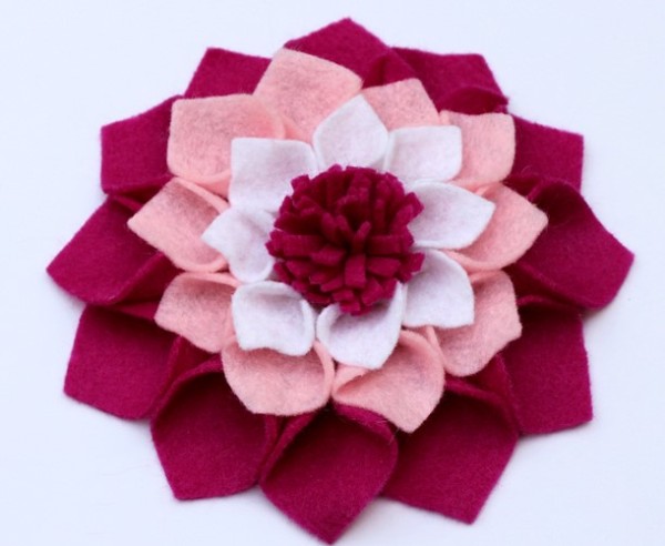 Detailed step-by-step tutorial on the exquisite creative DIY of non-woven handmade flowers