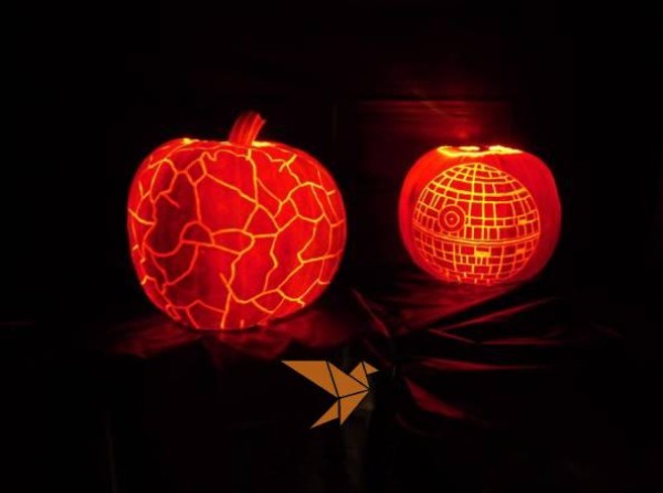 Death Star Pumpkin Lantern Halloween Lantern Making Tutorial