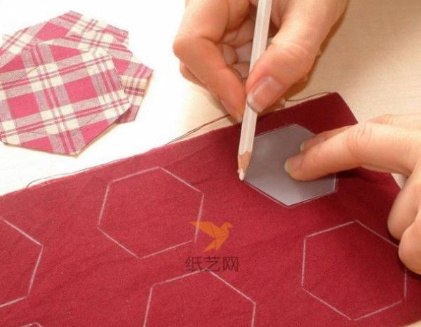 Step-by-step illustrated tutorial for making a patchwork blanket