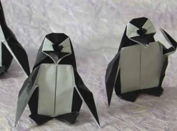 Origami penguin handmade origami video tutorial