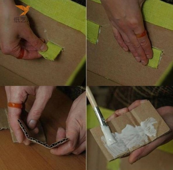 Tutorial on turning waste into treasure Tutorial on how to transform old cardboard boxes into simple and elegant storage boxes