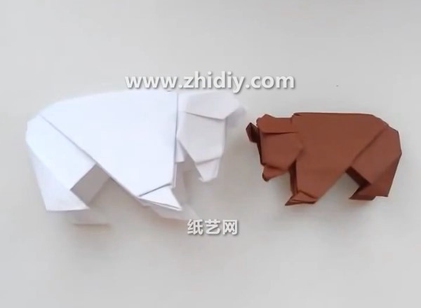 Origami Grizzly Bear Origami Tutorial