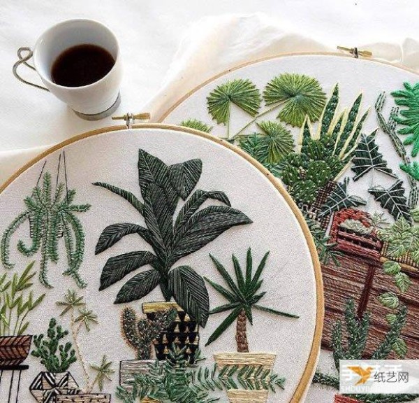 Appreciate the beautiful fresh embroidery works made by hand one stitch at a time