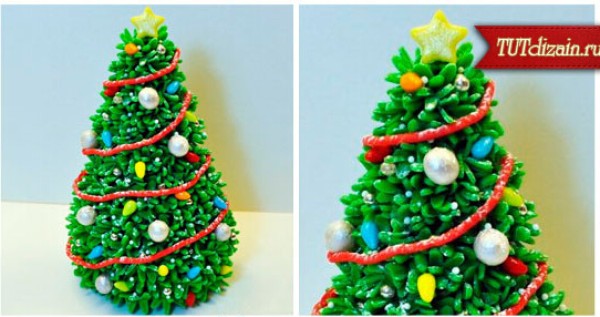 Handmade Christmas tree making encyclopedia of making various soft clay Christmas trees