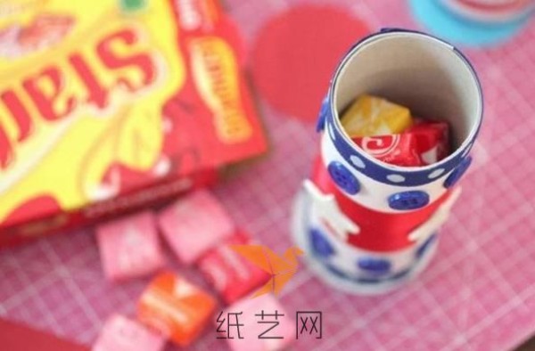 Toilet paper tube making cute candy box Children’s Day gift tutorial