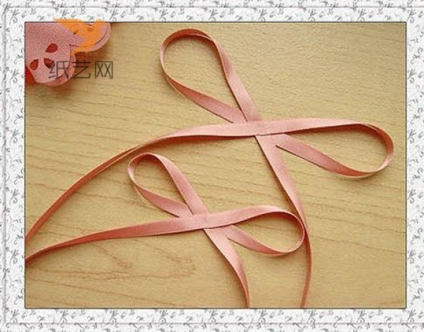 Fabric tutorial Korean version sweet style fabric bow making tutorial