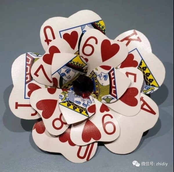 Poker flower making tutorial (illustrated tutorial)