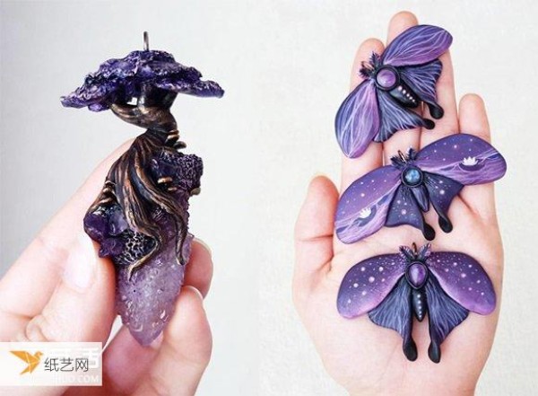 Fairy treasure! Use clay and natural elements to create personalized magical jewelry