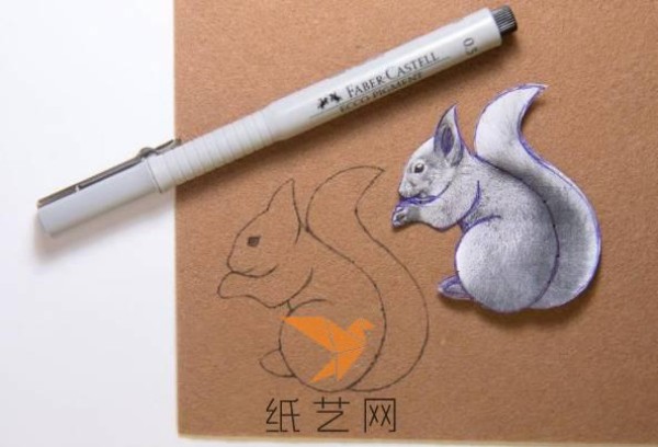 Super exquisite little squirrel brooch New Year gift making tutorial