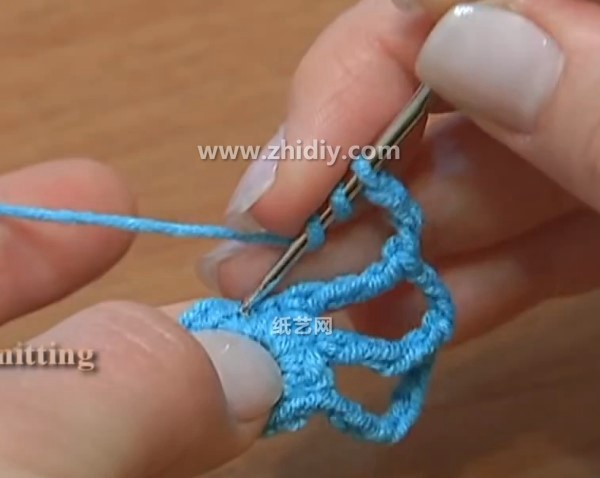 Crochet eight-petal flower handmade simple knitting tutorial