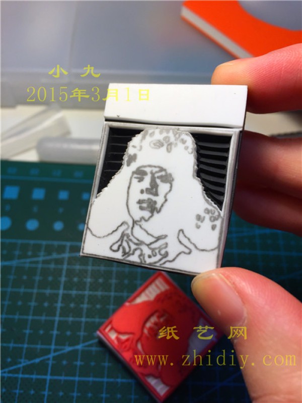 Rubber stamp novice Lei Feng bookplate seal tutorial