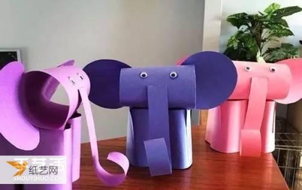 Tutorial for young children to make small handicrafts using cardboard