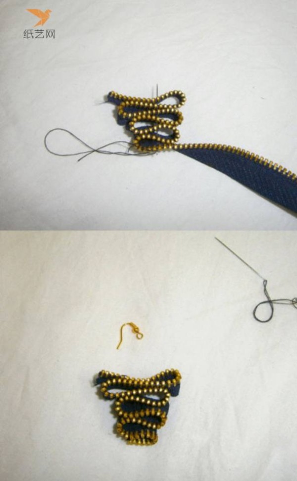 Fabric Tutorial Zipper Earrings Fabric Making Tutorial