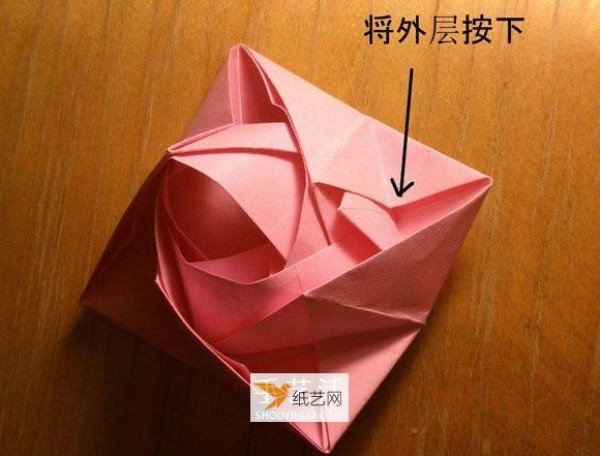 Easy to learn rose folding method