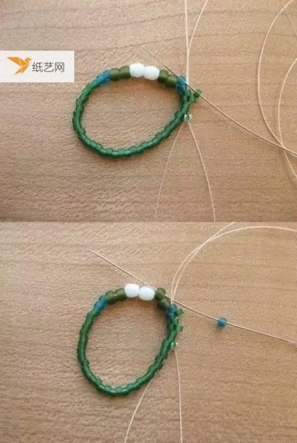 Super refreshing beaded ring tutorial suitable for hot weather