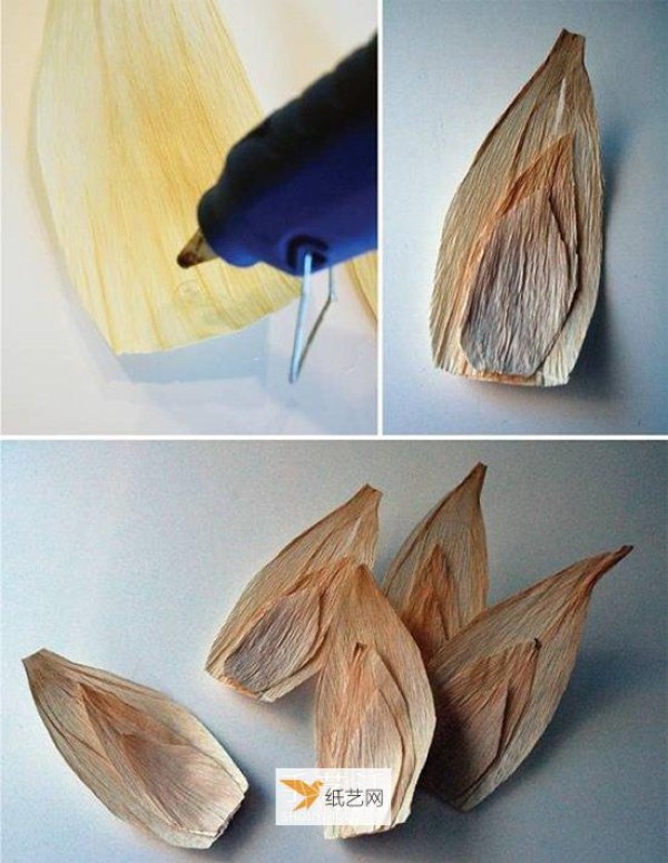 Use corn leaves to make various handcrafts