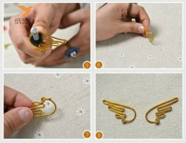 Tutorial on turning waste into treasure Tutorial on making the Wings of Love Necklace