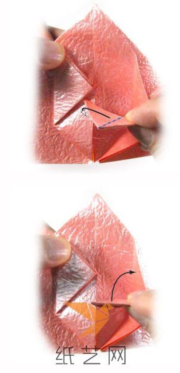 Cute origami goldfish handmade tutorial for children