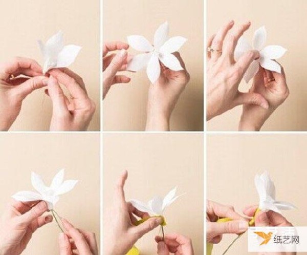 Share an illustrated tutorial on how to fold paper daffodils