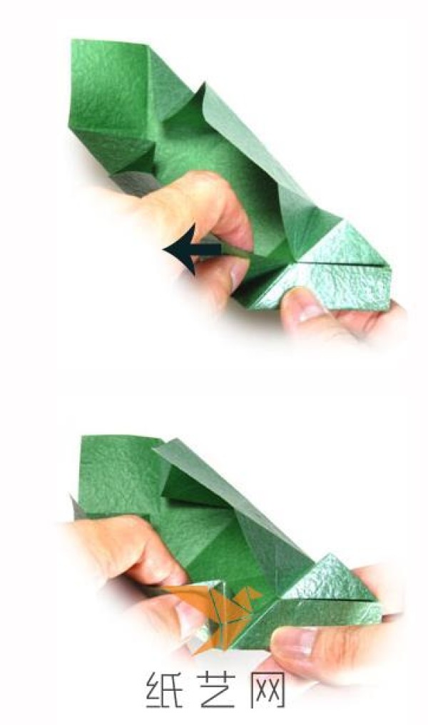 Tutorial on making an exquisite origami box with lid