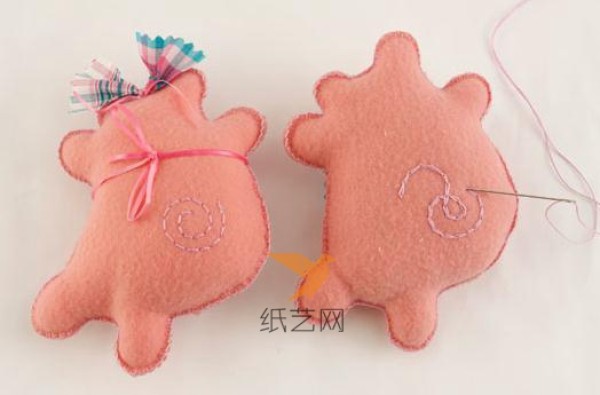 Tutorial on making a super cute bear doll pillow for Children’s Day gift