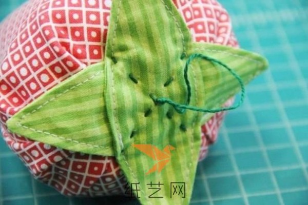 Cute strawberry bean bag fabric room decoration making tutorial