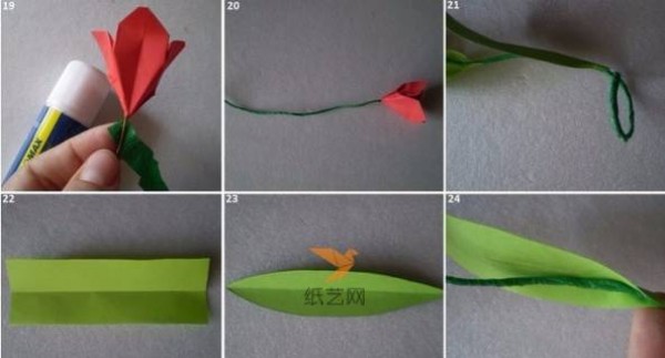 Simple origami tutorial for origami flowers and origami flower pots