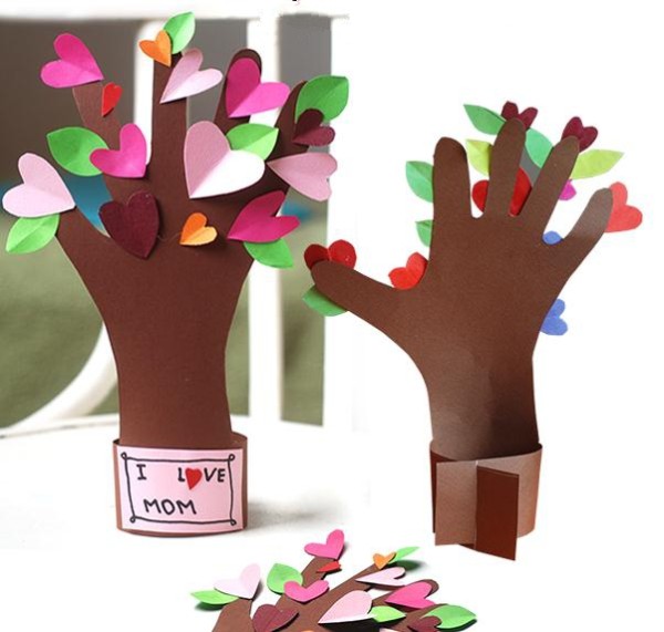 Cute Palm Heart Tree Mother’s Day Gift Making Tutorial