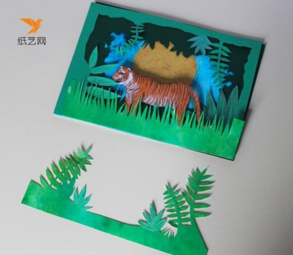 Tutorial on making beautiful three-dimensional paper carvings for Teacher’s Day gifts