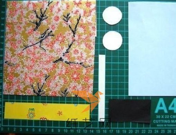 Bookmark making tutorial for a beautiful girl in kimono