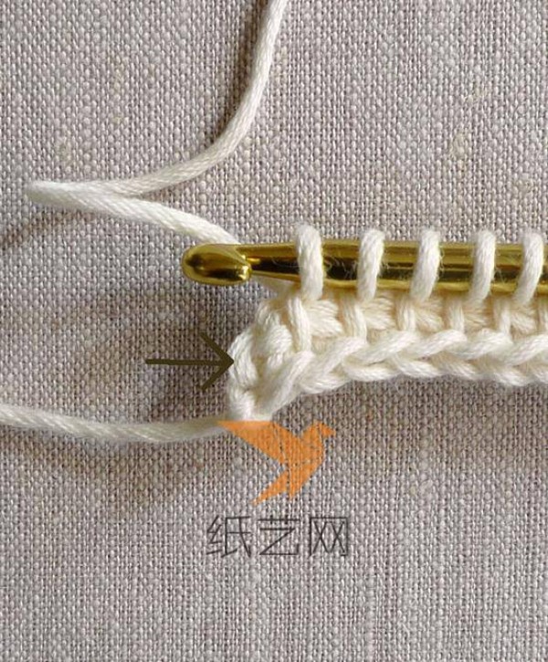 Afghan stitch crochet introductory stitch making tutorial