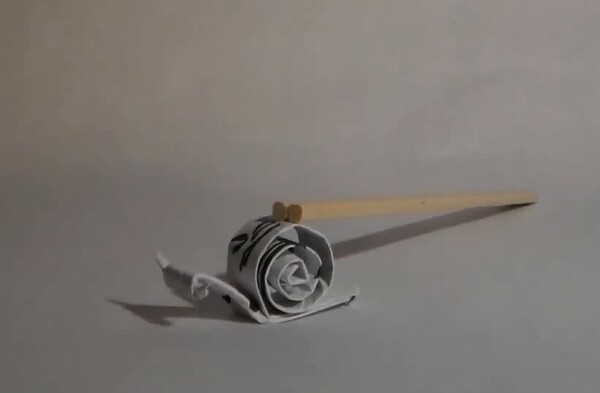 Chopstick set | Chopstick bag handmade snail origami tutorial