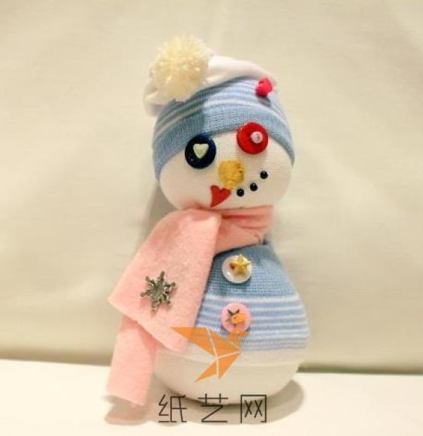 New Year Gift Cute Sock Snowman Making Tutorial