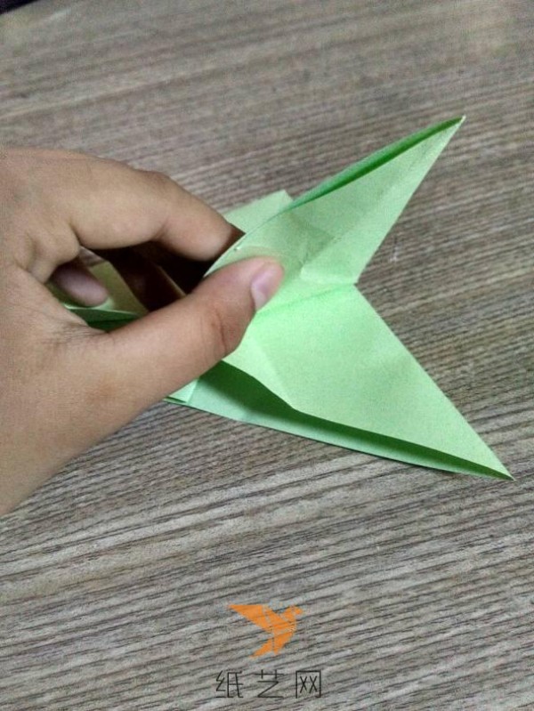 Simple 3D four-leaf clover origami tutorial