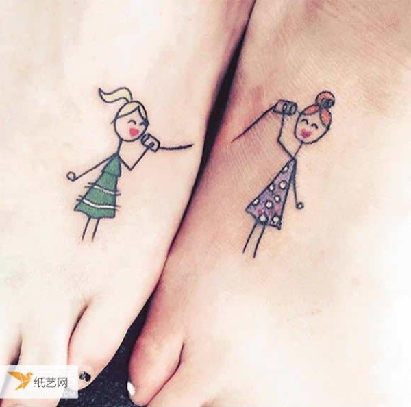 Specially creative tattoo design inspiration to make you and your best friend last forever