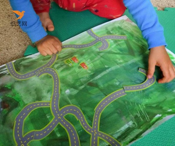 Tutorial on how to make a childlike map made by children