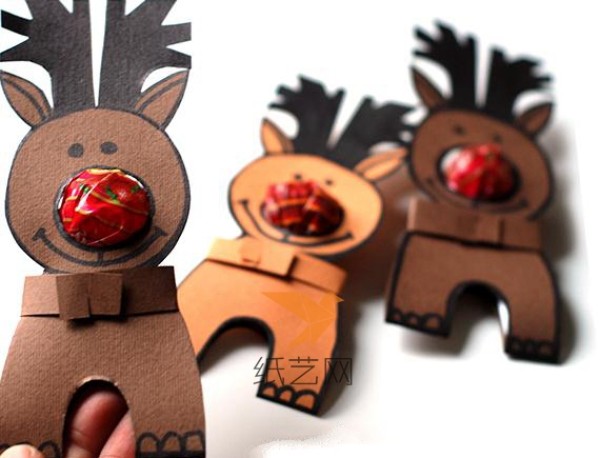 Cute little elk lollipop gift making tutorial