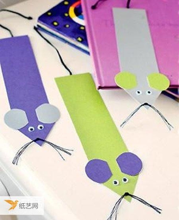 How to make baby mouse bookmarks using cardboard