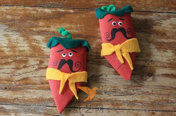 Tutorial on how to make handmade radish for Childrens Day