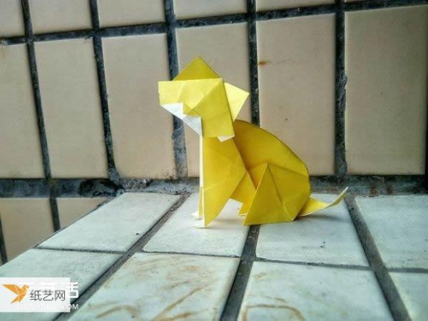 How to fold cute three-dimensional paper cats