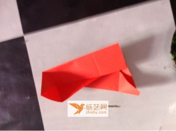 Origami triangle gift box