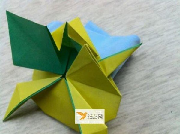 Detailed explanation of the steps of three-dimensional frog origami