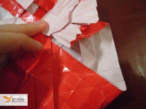 Super complicated kissing fish heart origami illustration process