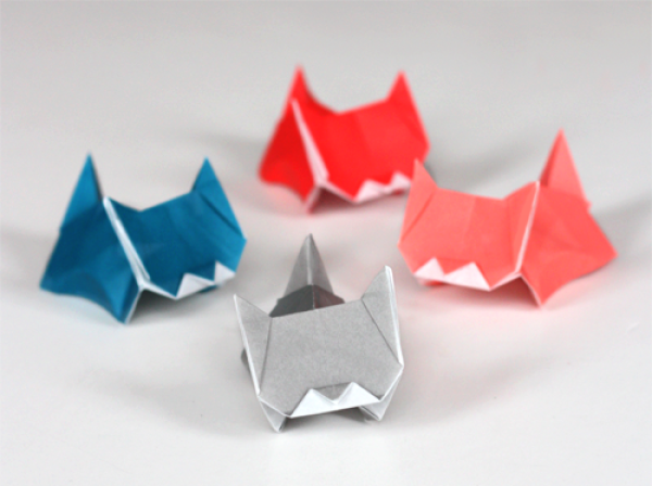 [Origami Video] Cartoon Origami Cat Tutorial—Origami Complete Illustrations